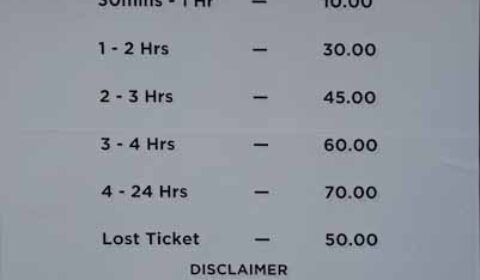 Parking Fees at Kumasi International Airport