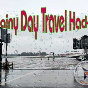 Miss a flight due to rain